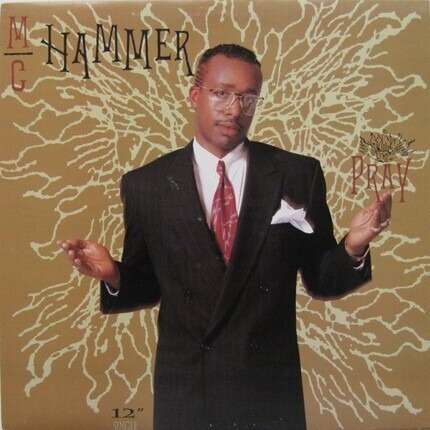 [USED Excellent Tested Record, 1 Vinyl/LP] - MC HAMMER - PRAY (LP and Instrumental Versions)