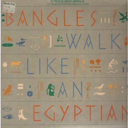 [USED Excellent Tested Record, 1 Vinyl/LP] - THE BANGLES - WALK LIKE AN EGYPTIAN - (Original)