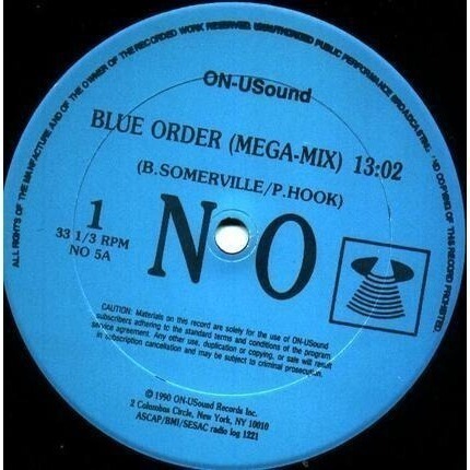 [Brand New Unsealed Record, 1 Vinyl] - New Order - Blue Monday (Megamix), Bizarre Love Triangle (Original)