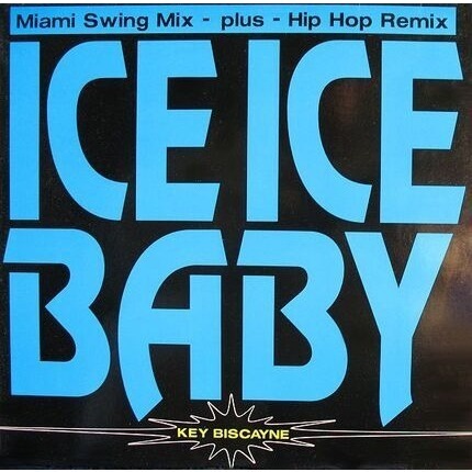 [USED Very Good Tested Record, 1 Vinyl] - KEY BISCAYNE - ICE ICE BABY