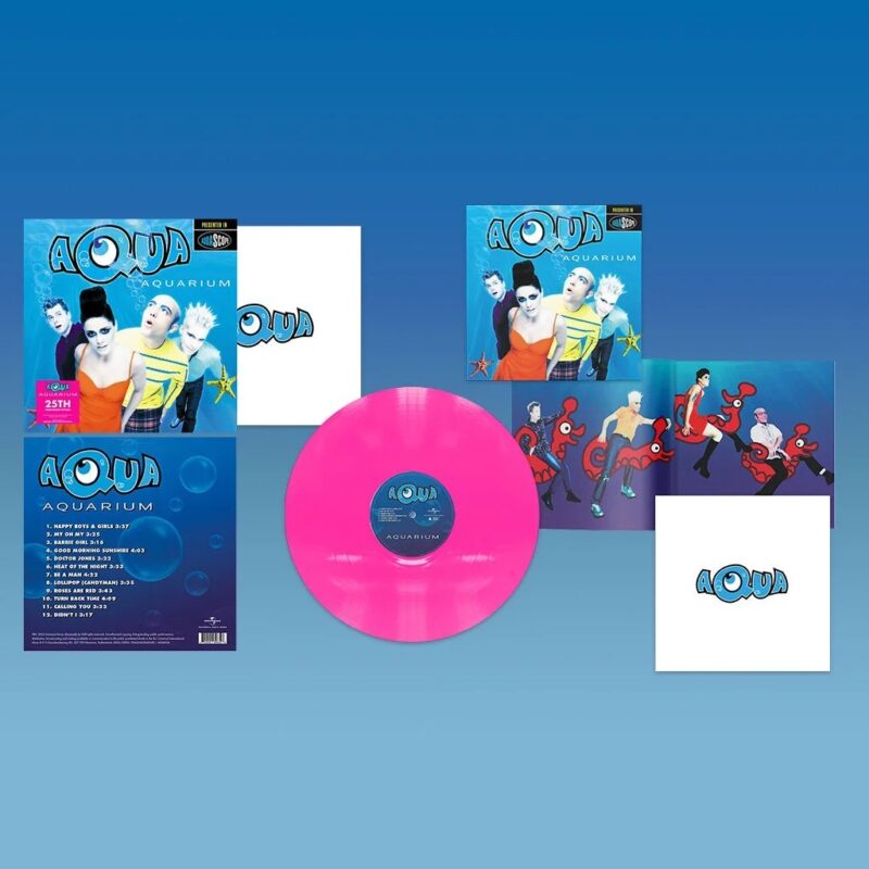 [Brand New Sealed Record, 1 Vinyl] - Aqua - Aquarium 25 Years Limited Pink Vinyl Edition (Original)