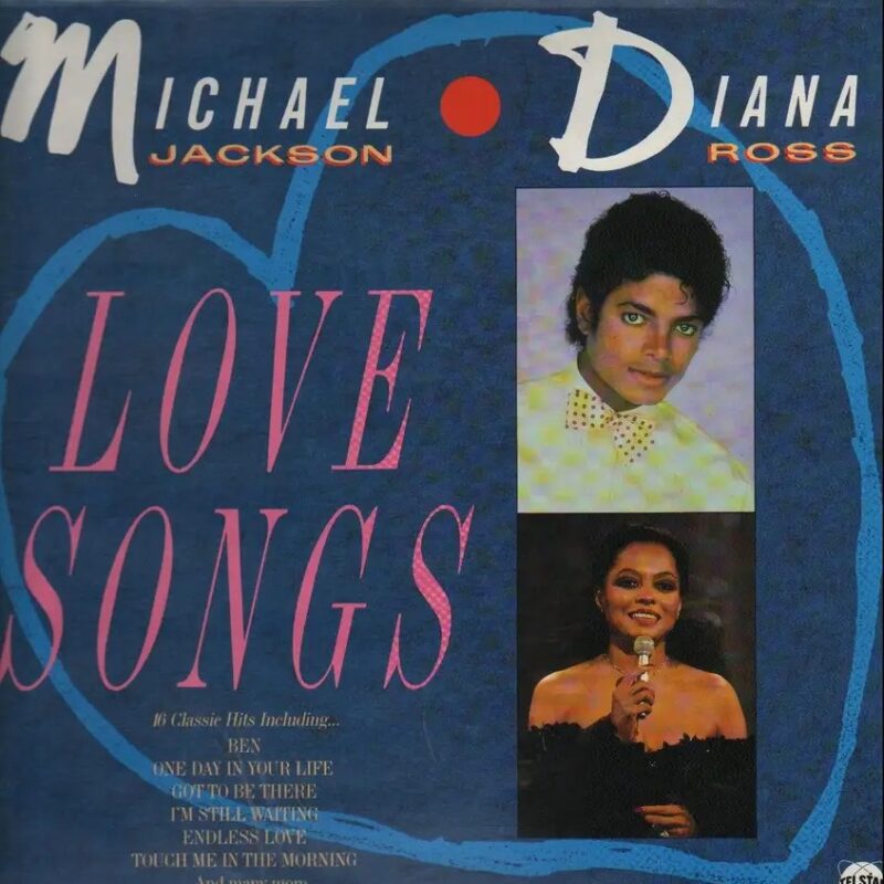 [USED Near Mint Tested Record, 1 Vinyl] - Michael Jackson & Diana Ross - LOVE SONGS