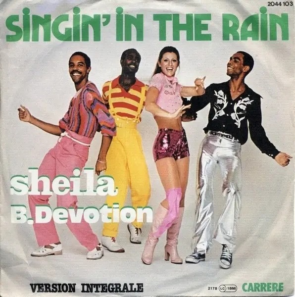 [USED Excellent Tested Record, 7" Vinyl] - SHEILA & B. DEVOTION - SINGIN' IN THE RAIN