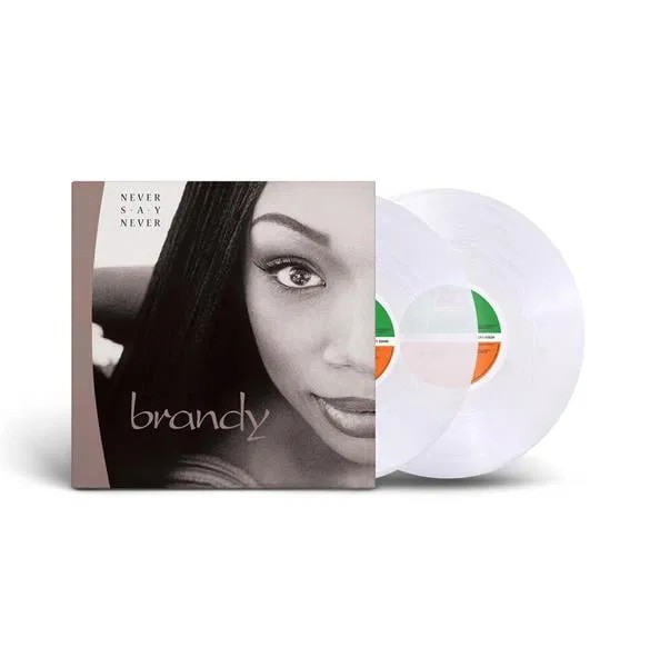 [Brand New Sealed Record, 2 LPs] - Brandy - Never Say Never (Clear Vinyl Edition)